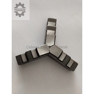 Hard Jaw 6 inch 3 jaw main Jaw chuck lathe Claw Hardjaw 6" 3 Jaw