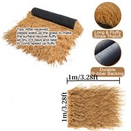 Fireproof Synthetic Straw Crafts thatch roof· straw roof· artificial roof· artificial plant· straw