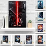 Disney Superhero Movie Poster Anakin Skywalker Classic Character Lightsaber Canvas Painting Darth Va