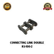 connecting LINK RS 100 - 2 DOUBLE CHAIN CONNECTION CONN LINK CL RS-100-2 CL RS 100 2 Connecting Link