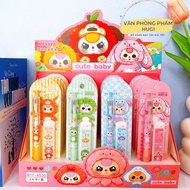 Baby Three Pressed Pencil Set – Cute Design, Smooth Writing, Comes with Spare Nib