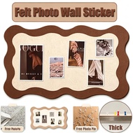 Felt Board Wall Felt Photo Wall Sticker Self Adhesive DIY Board Wall Decoration Background Board Pho
