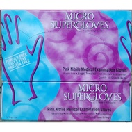 MicroSuper Gloves Nitrile Pink