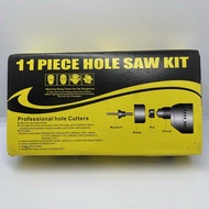 11pcs Hole Saw Kit Penebuk Lubang Dinding Kayu