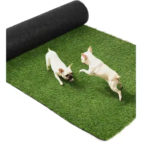 Artificial Grass Turf Rug 3.3x33 ft Artificial Grass Mats 1.2 Pile Height Pet Training Synthetic Car