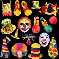 Halloween Clown Accessories/Mask/Wig/Hat/Nose/Tie/Clown Shoes/Children's Funny Dress Up