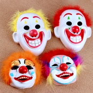 Clown Mask cos Headgear Full Face Latex Mask Adult Horror Smiley Face Funny Children Performance Pro