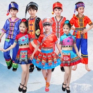 Six One Strong Ethnic Costume Children Minority Ethnic Costume Dong Ethnic March Three Costume Miao 