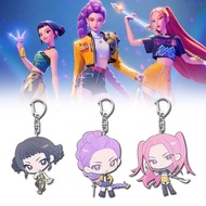 Kpop Demon Hunters Photocards Keychain Rumi Mira Zoe Fandom Double-sided Pendant Acrylic B5w9