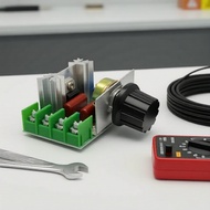 AC 50-220V 2000W SCR Voltage Regulator & Motor Controller Set