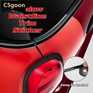 C5GOON 10M Universal Car Window Trim Vinyl Film Door Waistline DIY Sticker Decoration Window Edge Pr