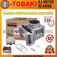 TOBAKI BLOCK +PISTON + RING(KIT SET) STANDARD BLOCK SET FZ150I/Y15ZR/LC135/Y125Z/SRE/SRL/NMAX/SRL115