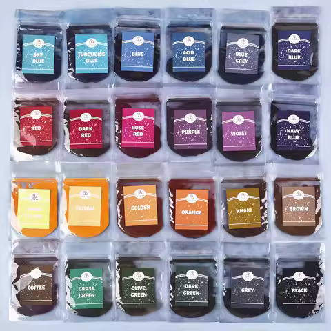 Powder Dye Fabric Dyes 10g Textile Dyeing Garment Tie Dyeing Cotton Nylon Pigment For Old Clothes Re