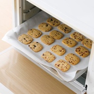 日本霜山 多用途氣炸鍋耐高溫雙面防油防黏烘焙紙(8M)-3入組