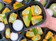 100 hộp nhựa đựng cơm 2 ngăn HT17 ( loại 2 ngăn)