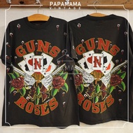 [GUNS N' ROSES] 4ACES OVP All Over Print tag USA vintage shirt Tour Track Band papamama