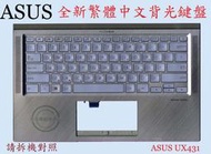 華碩 ASUS UX431 UX431F UX431FL  繁體中文鍵盤帶C殼