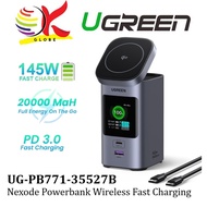 UGREEN UG-PB771-35527B 145W 20000MAH NEXODE POWERBANK WIRELESS FAST CHARGING 15W PD3.0 QI 2 - POWER 