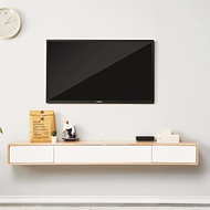 Light Luxury Solid Wood Wall-mounted TV cabinet / Wall Cabinet / Kabinet Tv Dinding Gantung 120-180C