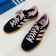Kazima|Adidas Adidas Handball Spezial Black Pink Rubber Sole Retro Shoes Barbie IE5897