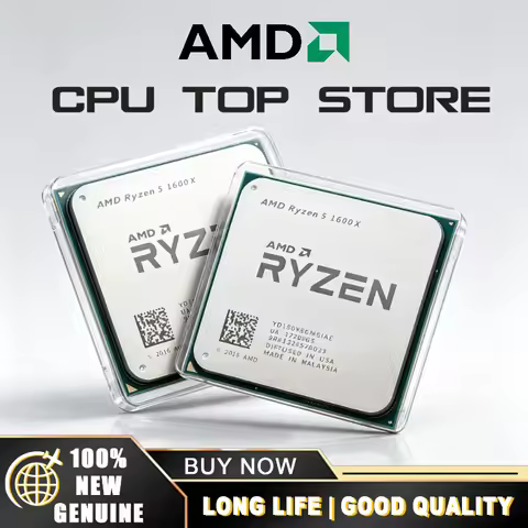 AMD Ryzen 5 1600X Socket AM4 CPU 100% Brand New and Original In Stock Six-Core Twelve-Thread 3.6 GHz