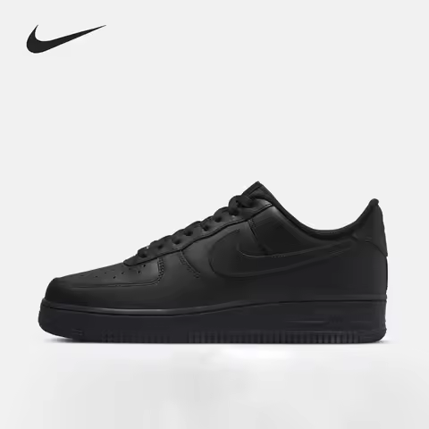 Nike Air Force 1 Men's Breathable Lightweight Winter Flat Sneakers CW2288-001 Black Warrior Retro We