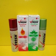 V Fresh Original and Hot Aromatherapy Roll On Oil -