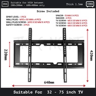 TKL TV Bracket Adjustable TILT 14 -42 26 -55 32 -75 Inch Universal Tv Wall Mount Bracket Braket Gant