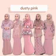 [NEW ARRIVAL] BAJU KURUNG IN DUSTY PINK - KURUNG RIAU/KURUNG MODEN/KURUNG KEDAH/KURUNG LACE/KURUNG RAYA