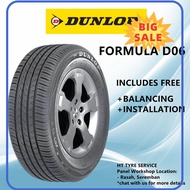 ⭐ [100% ORIGINAL] ⭐ DUNLOP FOULA D06 15 16 17 18 19 TAYAR TYRE TIRE (FREE INSTALLATION  DELIVERY)