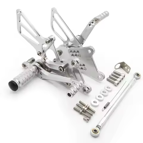 Quick Shifter Rearset For Honda VFR400 NC30 RVF400 NC35 VFR RVF 400 CNC Adjustable Rear Set Foot Peg