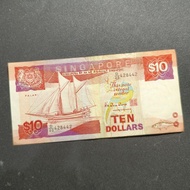 Uang Kertas 10 Dollar Singapore Seri Kapal