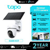 Tp-Link Tapo C630 KIT | Solar-Powered Pan/Tilt Security Camera Kit