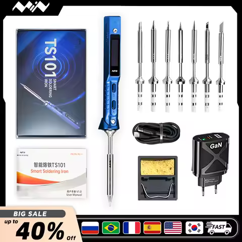 Miniware TS101 Soldering Iron Original Portable Adjustable Temperature Digital Solder Station Tip TS