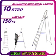 10 Step Foldable Aluminium Step Stool Ladder SAL10