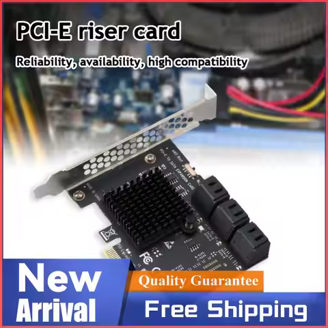 PCIE Sata Expansion Card PCI E X1/X4/X8/X16 To 6 Port Sata3.0 Adapter PCIE SATA Controller PCI Expre