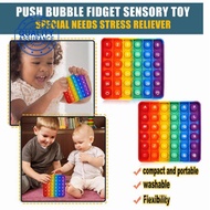 Pop It Push Pops Bubble Toy Rainbow Letter Board Game Thinking Training Puzzle Interesting Toy M9s6