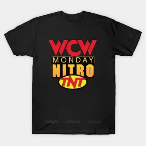 Brand fashion t-shirt Summer Tee shirt For Men WCW Monday Nitro T Shirt unisex casual short sleeve f