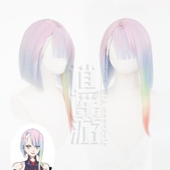 Cyberpunk Edge Walker cos Wig Heroine Lucy Lucy Wig Fake Hair