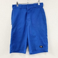 Dickies 半截工裝褲/短褲，藍色，30碼，古著