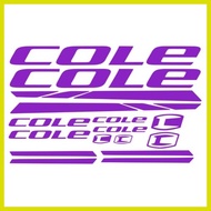 ⌚ cole bike frame design vinyl cutout stickers