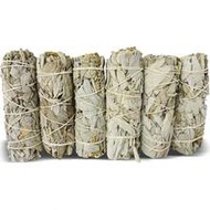 White Sage Smudge Sticks, ชุด Sage Smudge, White Sage Smudge Sticks แบบแห้งยาว สำหรับการทำสมาธิ, อโร