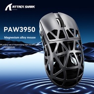 Attack Shark R2 Magnesium Alloy Mouse PAW3950 Lightweight Game Gaming Three Mode 4K8K Mouse 7.29