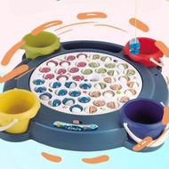 Đồ chơi câu cá Tinyzone size lớn 4 cần 45 con phát nhạc đồ chơi cho bé cần câu cá rèn luyện kĩ năng