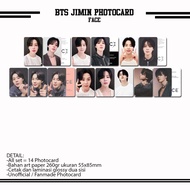 Bts JIMIN FACE PHOTOCARD