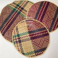 (Rattanvintage)🔥Tikar Mengkuang Bulat | Warna Tikar | Tikar Lantai | Decoration Mat | Warna Warni Ti