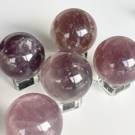 Natural Art 星空紫螢石雲母球-6cm (單顆1入)