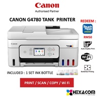 Canon PIXMA G4780 MegaTank Wireless All-In-One Printer(Print/Scan/Copy) 2 Years OSS