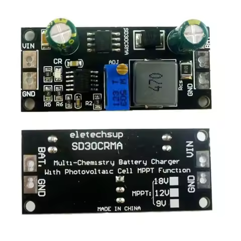 9V 12V 18V 1A MPPT Solar Charge Controller Board 3.2V-18.5V LiFePO4 Battery Charge Solar Panel Charg