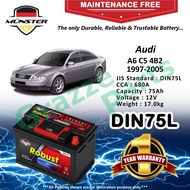 Münster Robust MF CMF DIN75 | DIN75L | 57539 (75AH) Car Battery Bateri Kereta for Audi A6 C5 4B2 199